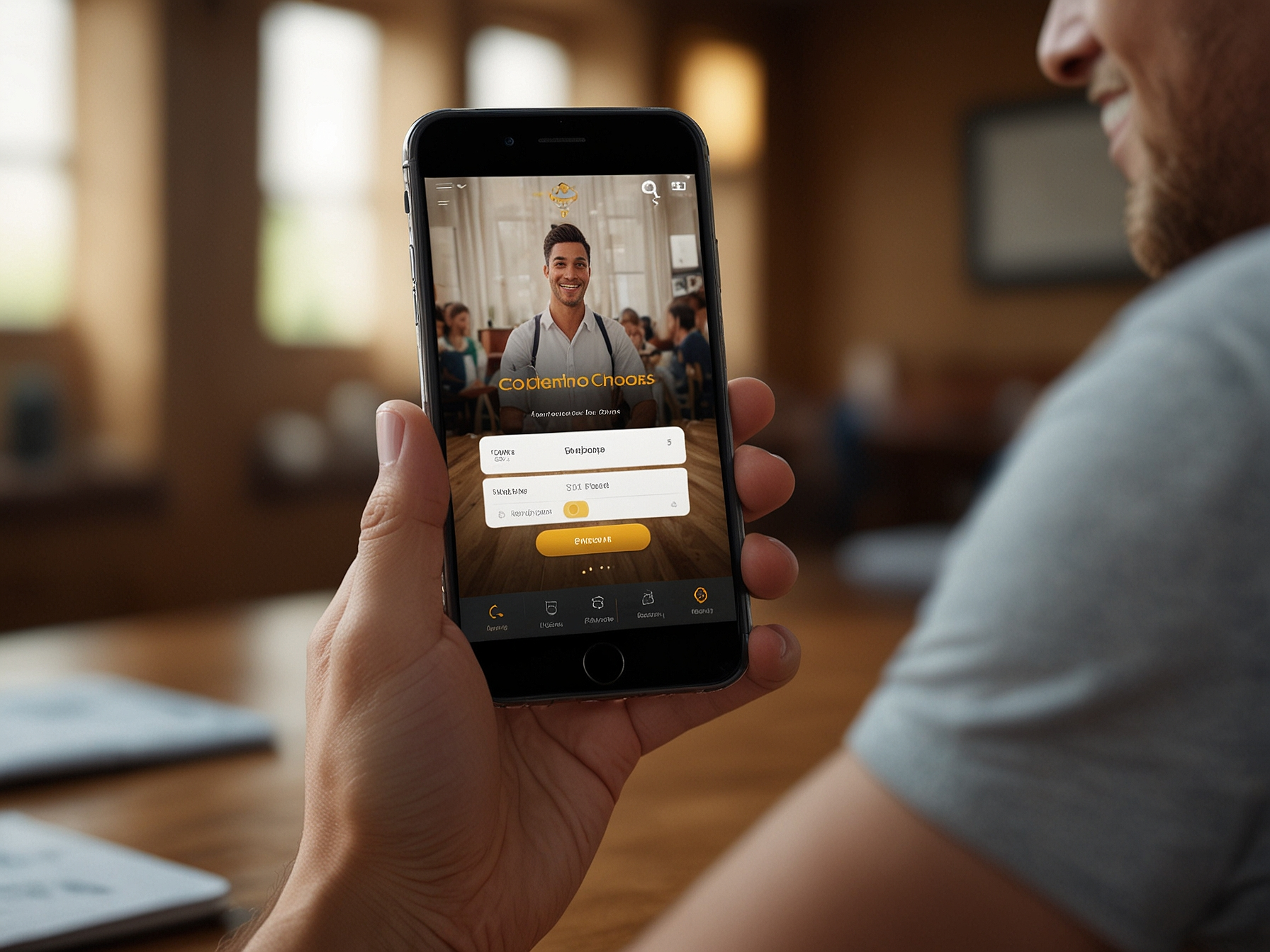 Registro en Golden Casino con tema dorado